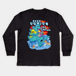 Monster and Comics Kids Long Sleeve T-Shirt